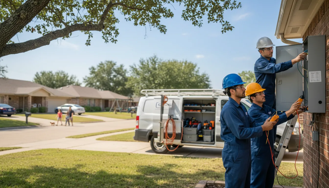 Certified electrician providing emergency electrical services in Scotland, PA